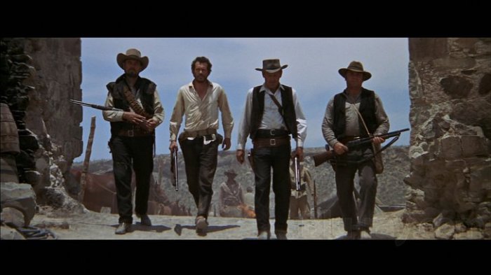 The Wild Bunch - a savage revisionist western. The opening and closing sequences are virtually indistinguishable from action scenes in modern blockbuster cinema.